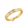 ANILLO ORO AMARILLO Y  DIAMANTES 0.22 CTS 802/B02