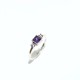 Anillo plata top silver circonitas lilas an6567p