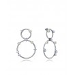 Pendientes largos plata de ley Outlet Viceroy  4117e-68