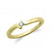 Anillo oro amarillo y diamante 0.06 cts 2264b