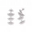 Pendientes plata de ley con circonitas  Salvatore Wedding 211a0084