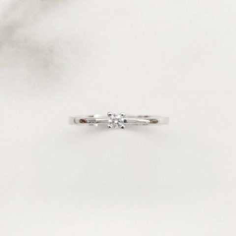 Anell or blanc i diamant 0.07cts 3029/BB