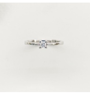 Anell or blanc i diamant 0.10 cts 3016/bb