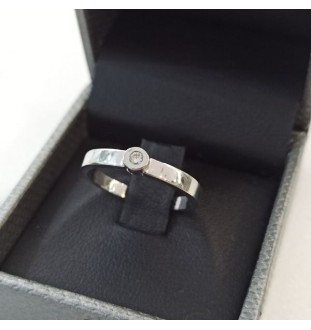 Anillo oro blanco y diamante 0.04cts 2255SBB