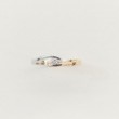 Anell or blanci rosa amb diamant 0.06 cts 9549br