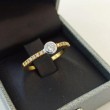 Anillo oro bicolor 18kts con diamantes 0.276ct 9520/3AB