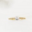 Anillo oro bicolor 18kts con diamantes 0.276ct 9520/3AB