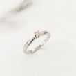 Anillo oro  blanco y diamante 0.07cts 9450BB07