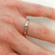 Anell or blanc 18 kts i diamant 0.07cts 9450BB07