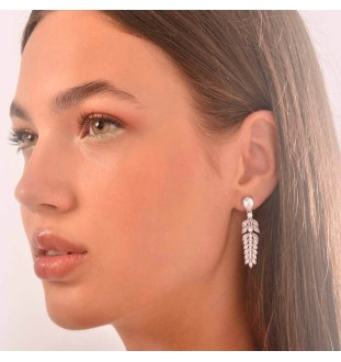 Arracades plata llei i circonites Salvatore 112A0282