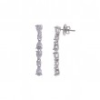 Pendientes  plata ley y circonitas Salvatore 112A0250