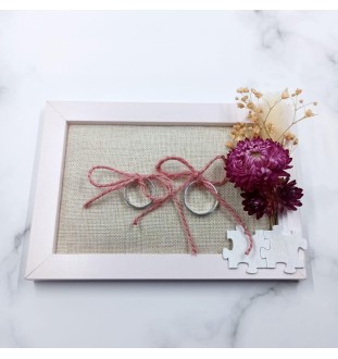 Porta alianzas de boda hecho a mano PORTA15