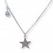 Collaret en plata estrella amb circonitesA94