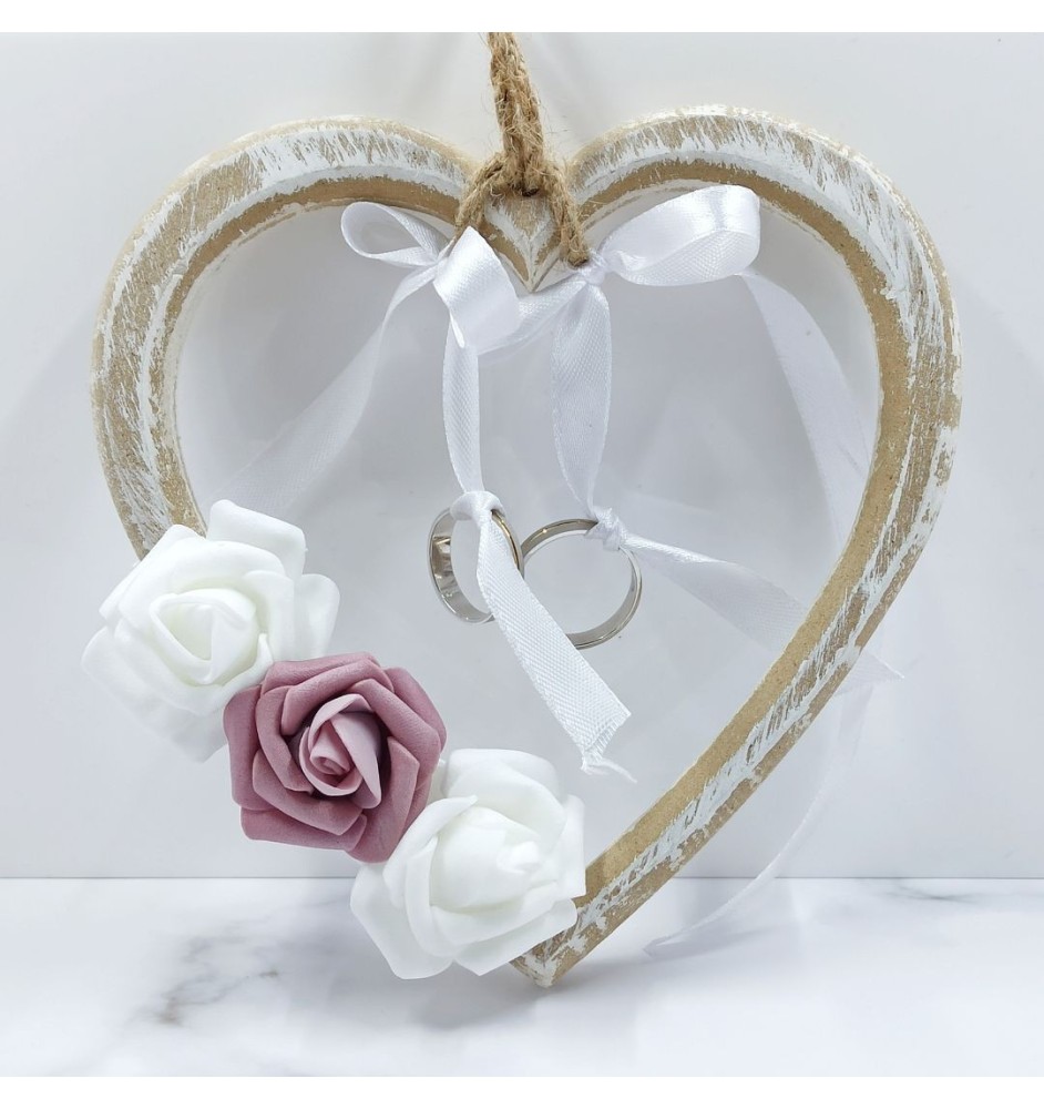 Porta alianzas de boda hecho a mano