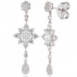 Pendientes plata de ley y circonitas Camaleoni wp89/lp