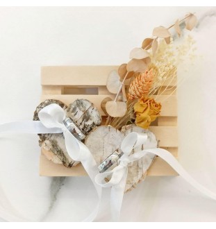 Porta alianzas de casament fet a mà PORTA 1