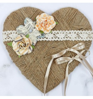 Porta alianzas de boda hecho a mano