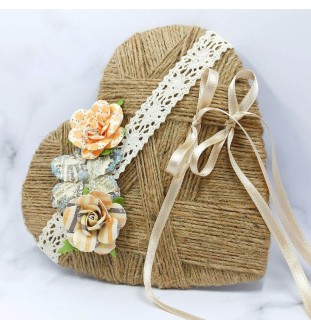 Porta alianzas de boda hecho a mano