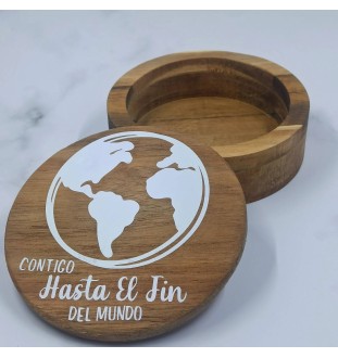 Porta alianzas de boda hecho a mano