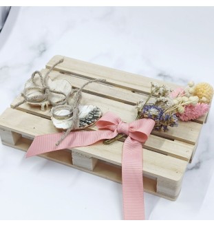 Porta alianzas de boda hecho a mano