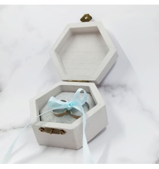 Porta alianzas de boda hecho a mano