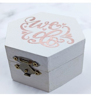 Porta alianzas de boda hecho a mano