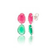 Pendientes plata de ley Camaleoni P51RV/MP