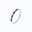 Anell or blanc 18kts safir blau i brillants Z58617ZA