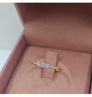 Anell or 18kts  amb 3 diamants SP25200