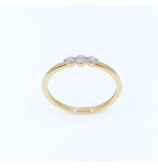 Anell or 18kts  amb 3 diamants SP25200