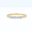 Anillo oro  18kts 5 brillantes 773714B