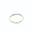 Anillo oro  18kts 5 brillantes 773714B