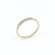 Anillo oro  18kts 5 brillantes 773714B