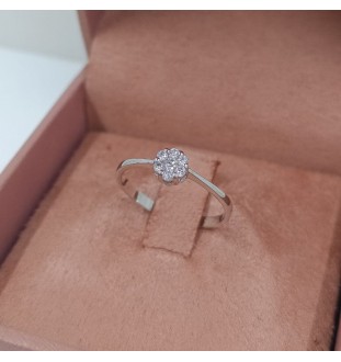 Anell or blanc 18kts i diamants 4936BB