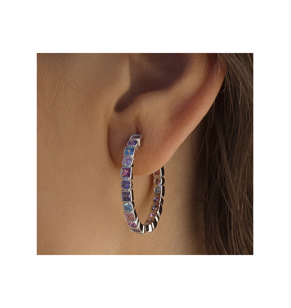 Pendientes plata de ley Lineargent  19455PE