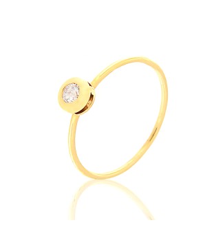 Anillo oro 18kts circonita 2117/AM