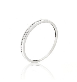 Anillo oro blanco 18kts...