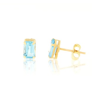 Arracades or 18kts Topaci Blau 9162/PE