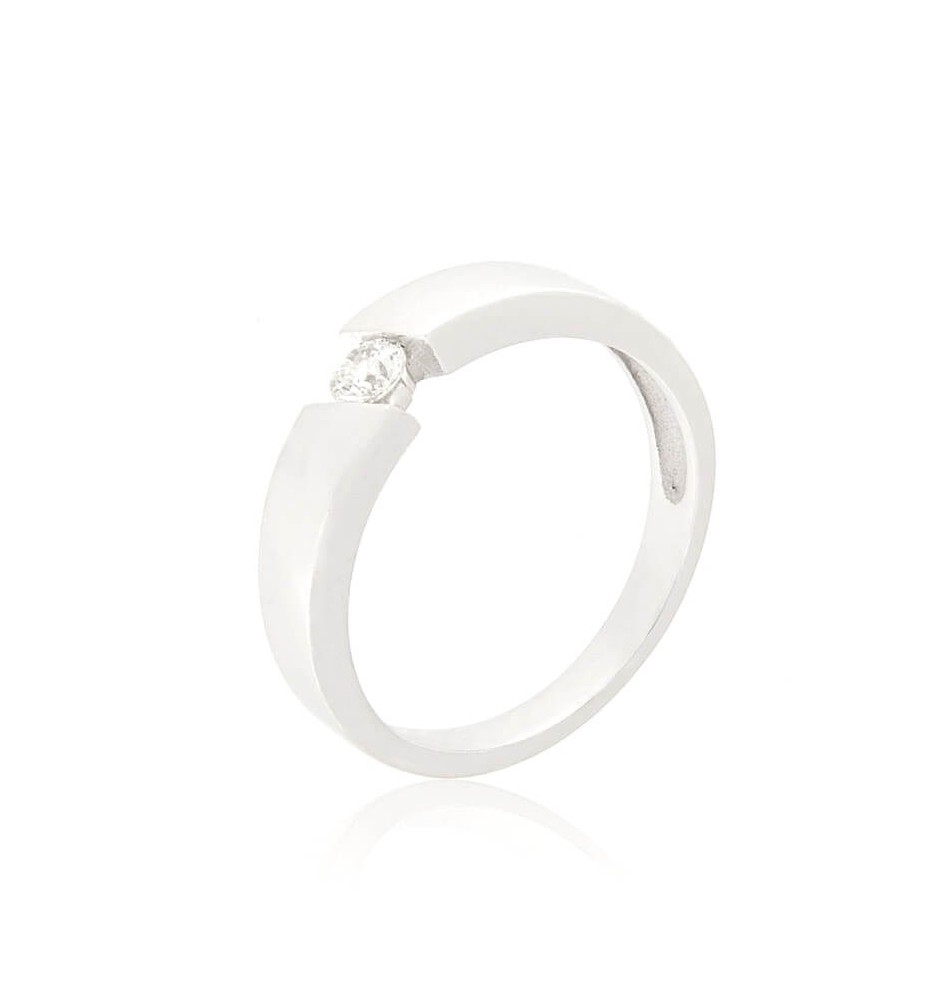 Anell or blanc i diamant 0.15cts 9367/BB