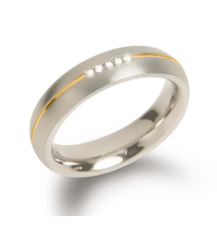 Alianza de boda en Titanio...