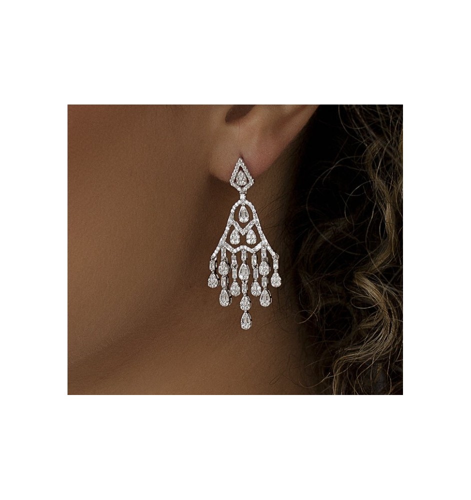 Arracades plata de llei i circonites 20075PE