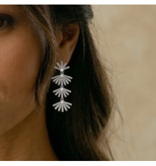 Pendientes plata de ley con circonitas Salvatore 211a0084