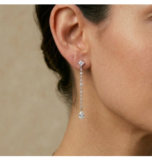 Arrecades  plata  llei amb...