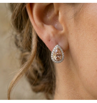 Pendientes plata ley y circonitas Salvatore 112A0278