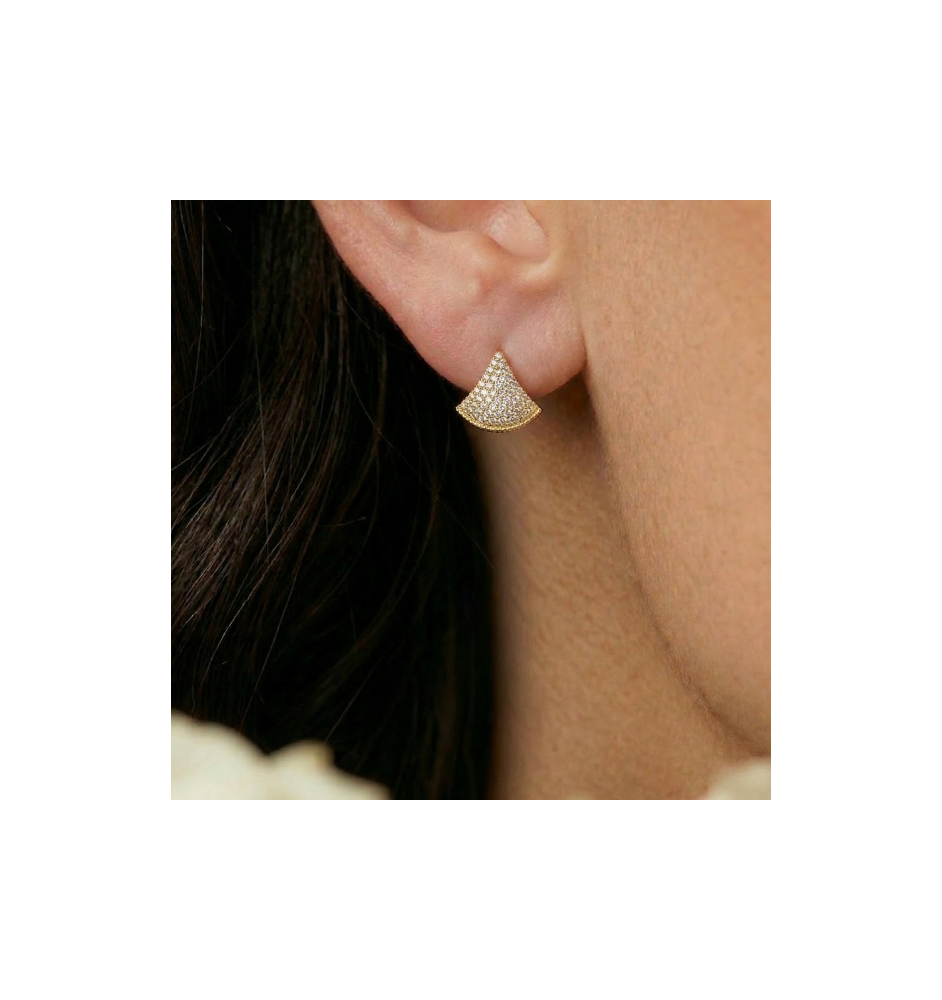 Pendientes  plata ley y circonitas Salvatore 136A0638
