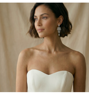 Arracades plata llei i circonites 15538PE