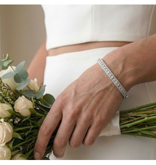 Polsera ampla plata llei...