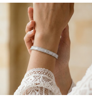 Polsera plata llei amb...