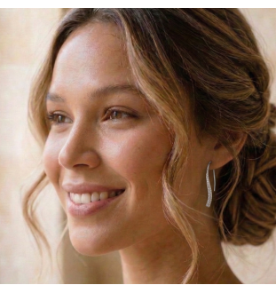 Pendientes  plata ley y circonitas 20005PE