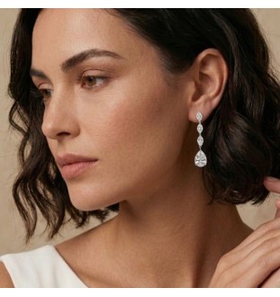 Pendientes plata de ley y...